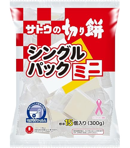 Amazon.co.jp: サトウ食品 サトウの切り餅 徳用杵つきもち 550g×12袋入